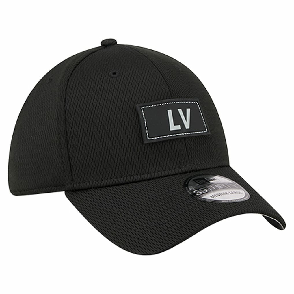 Las Vegas Raiders New Era Scoreboard 39THIRTY Flex Hat Black