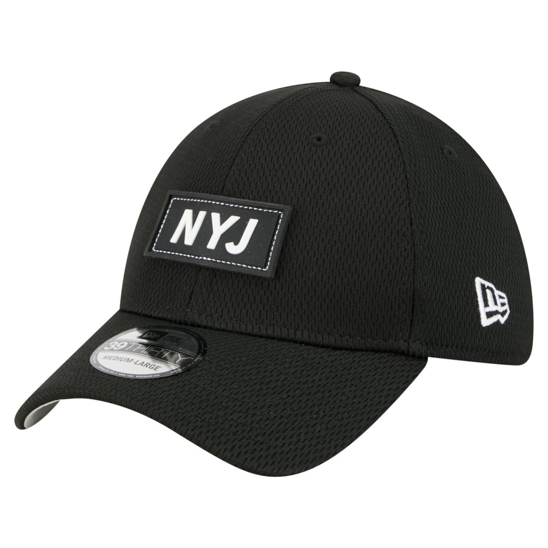New York Jets New Era Scoreboard 39THIRTY Flex Hat Black
