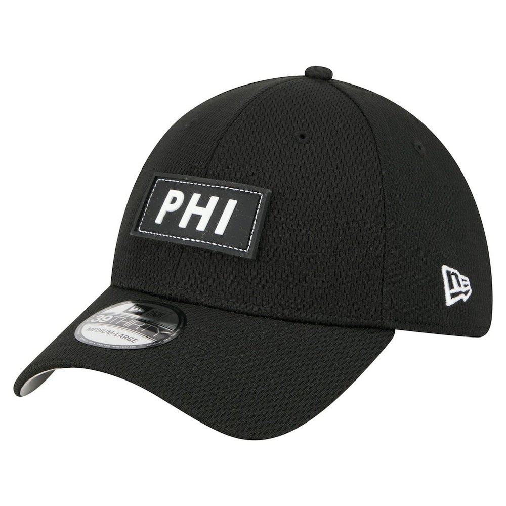 Philadelphia Eagles New Era Scoreboard 39THIRTY Flex Hat Black
