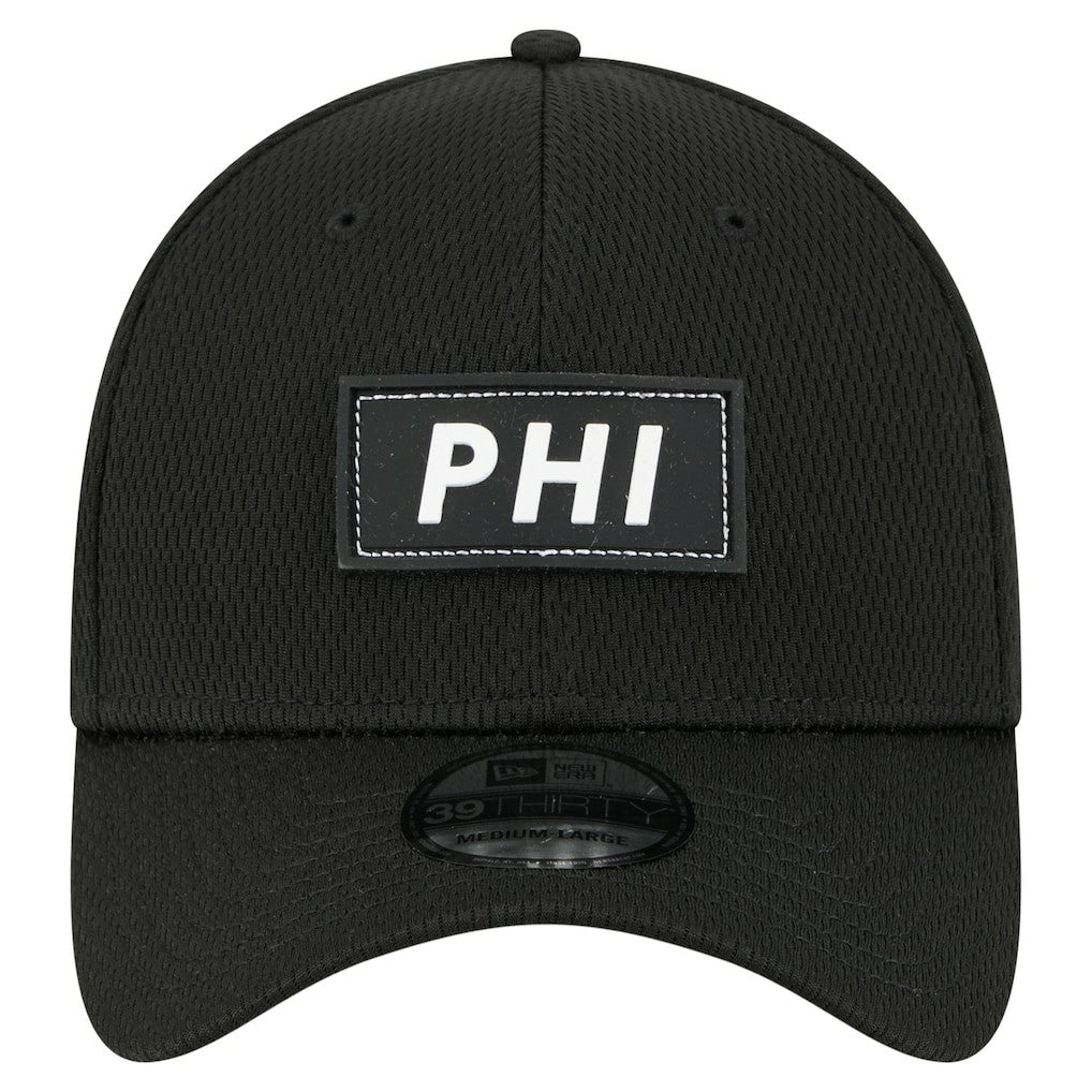 Philadelphia Eagles New Era Scoreboard 39THIRTY Flex Hat Black