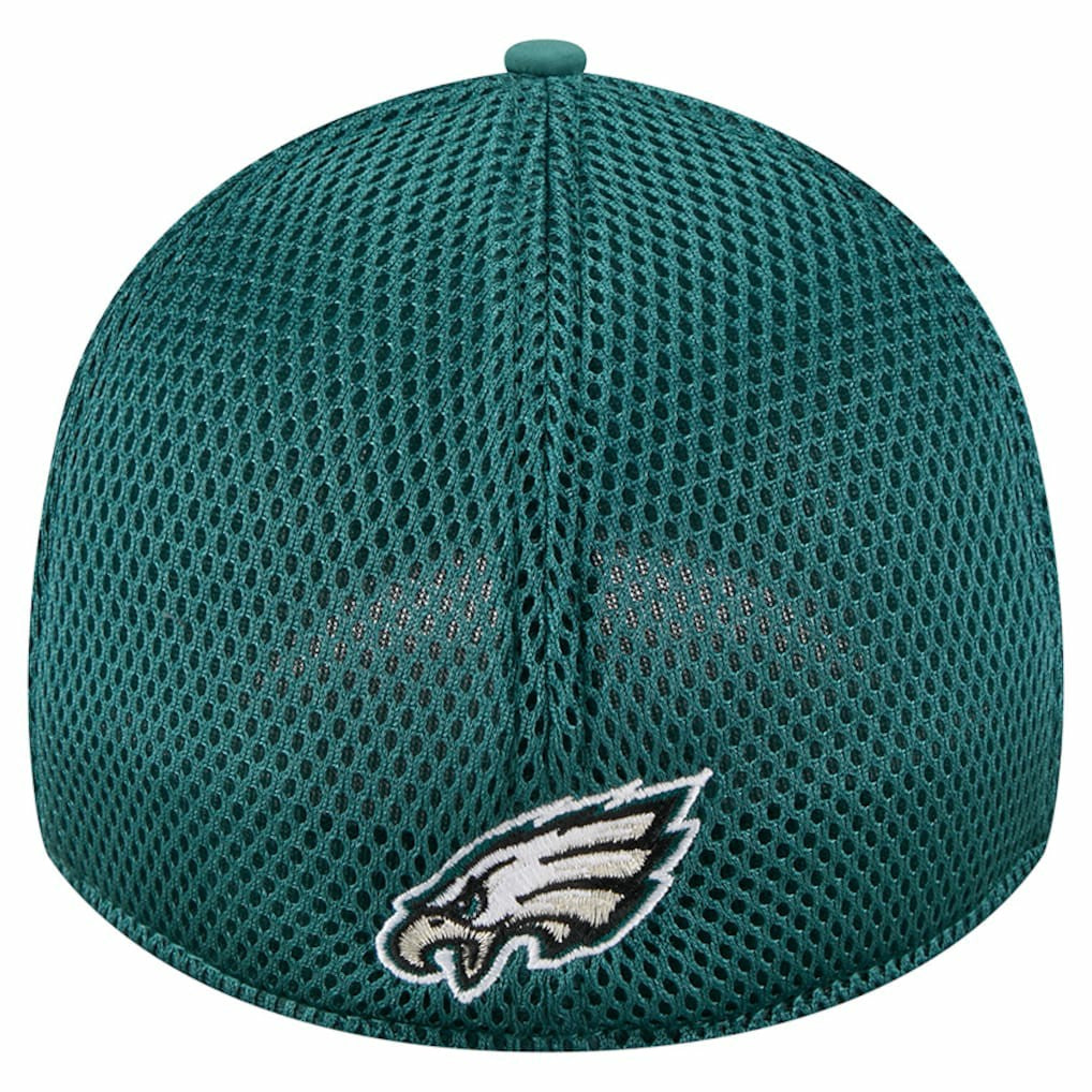 Philadelphia Eagles New Era Outline 39THIRTY Flex Hat Midnight Green