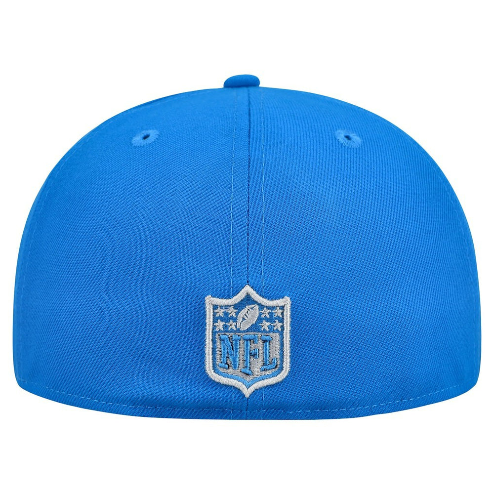 Detroit Lions New Era Break 59FIFTY Fitted Hat Blue/Gray