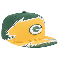 Green Bay Packers New Era Break 59FIFTY Fitted Hat Green/Gold