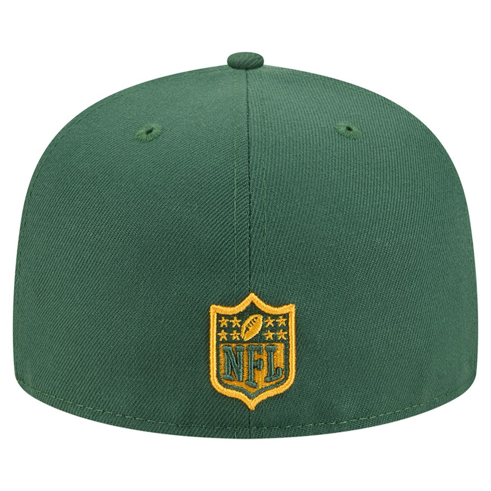 Green Bay Packers New Era Break 59FIFTY Fitted Hat Green/Gold