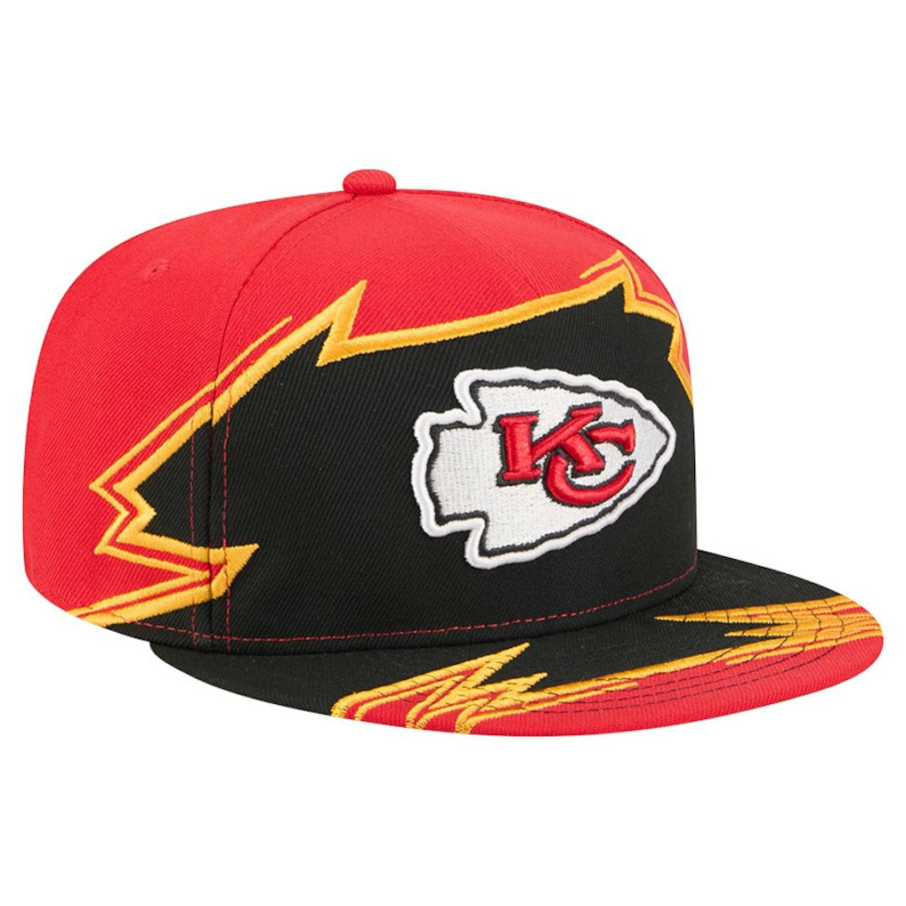 Kansas City Chiefs New Era Break 59FIFTY Fitted Hat Red/Black