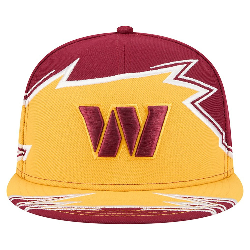 Washington Commanders New Era Break 59FIFTY Fitted Hat Burgundy/Gold