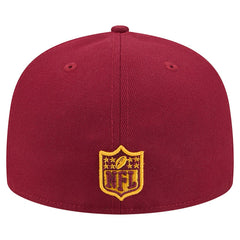 Washington Commanders New Era Break 59FIFTY Fitted Hat Burgundy/Gold