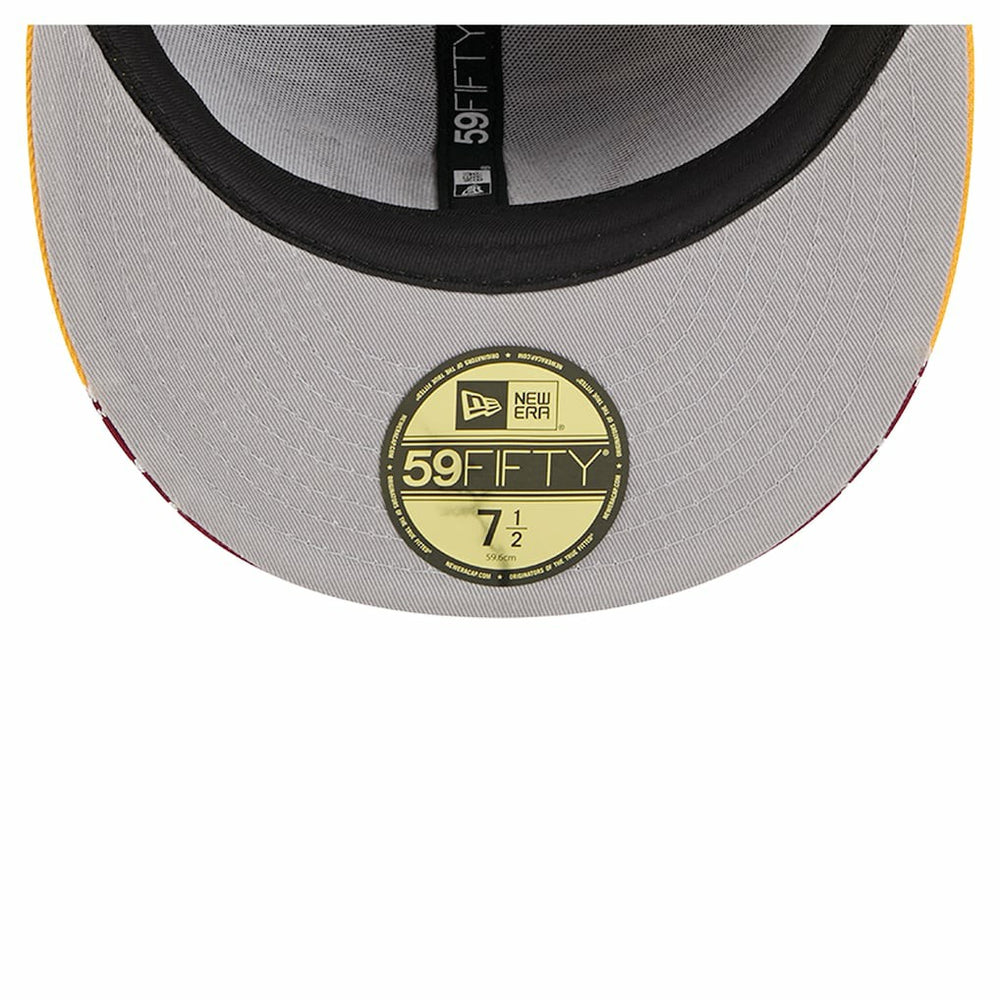 Washington Commanders New Era Break 59FIFTY Fitted Hat Burgundy/Gold