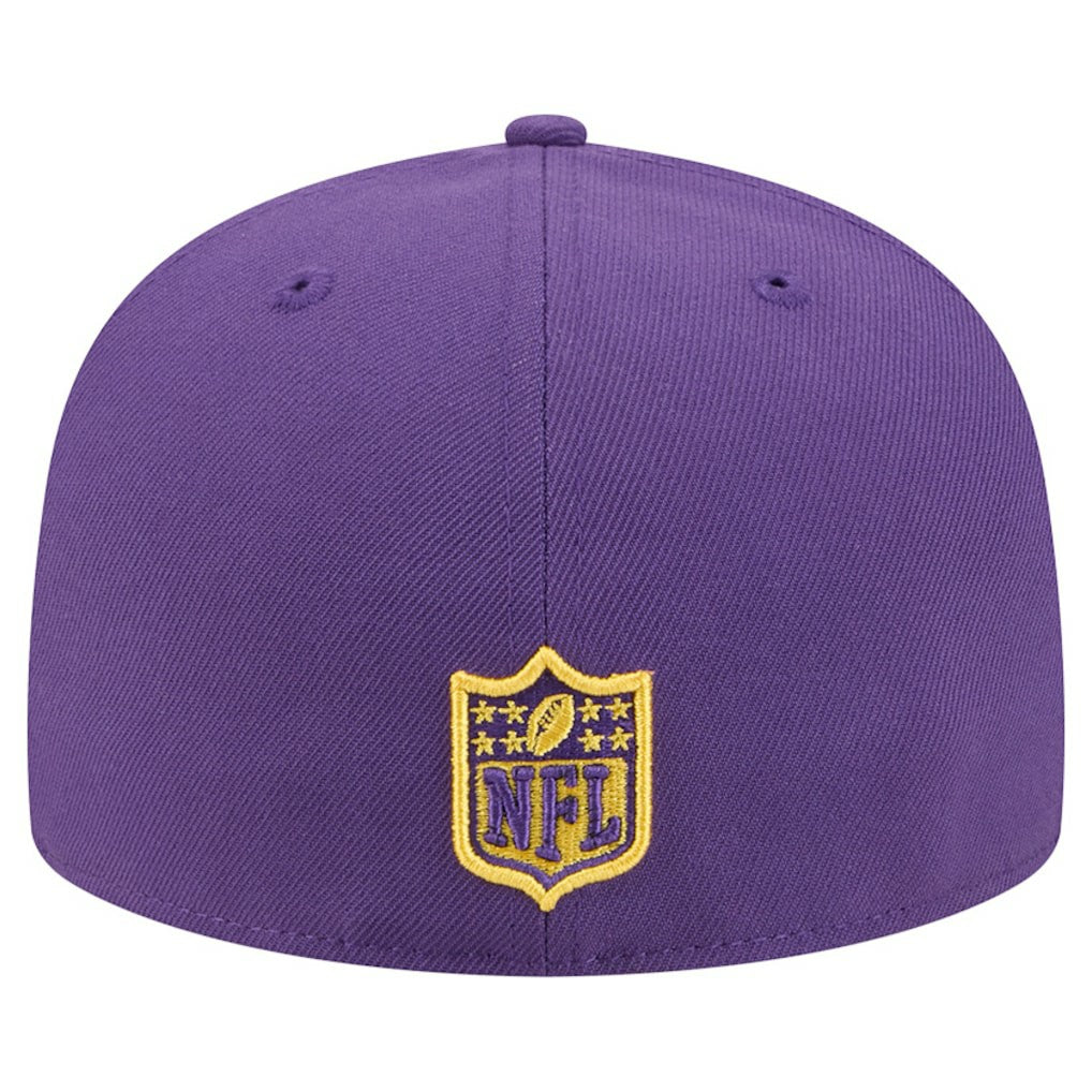 Minnesota Vikings New Era Break 59FIFTY Fitted Hat Purple/Gold