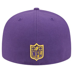 Minnesota Vikings New Era Break 59FIFTY Fitted Hat Purple/Gold