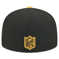 Pittsburgh Steelers New Era Break 59FIFTY Fitted Hat Black/Gold