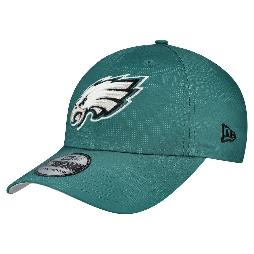 Philadelphia Eagles New Era Tonal Camo 39THIRTY Stretch Fit Hat Midnight Green