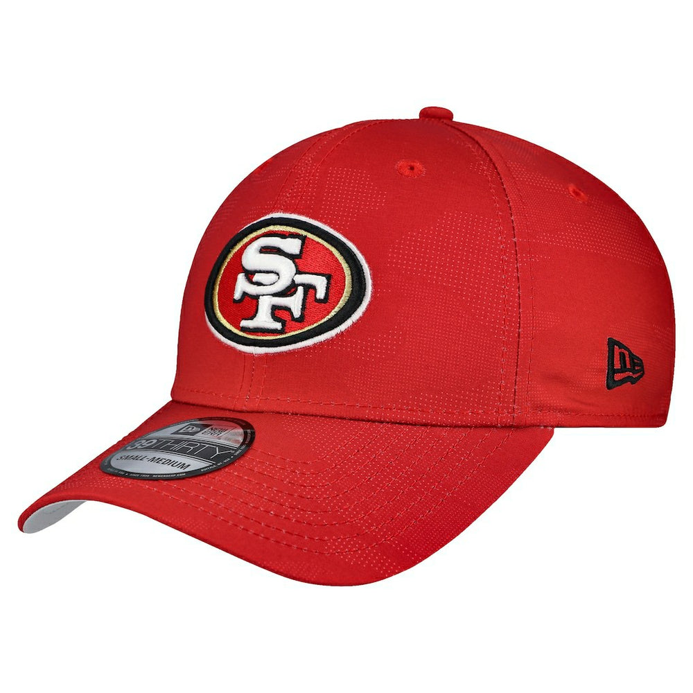 San Francisco 49ers New Era Tonal Camo 39THIRTY Stretch Fit Hat Scarlet