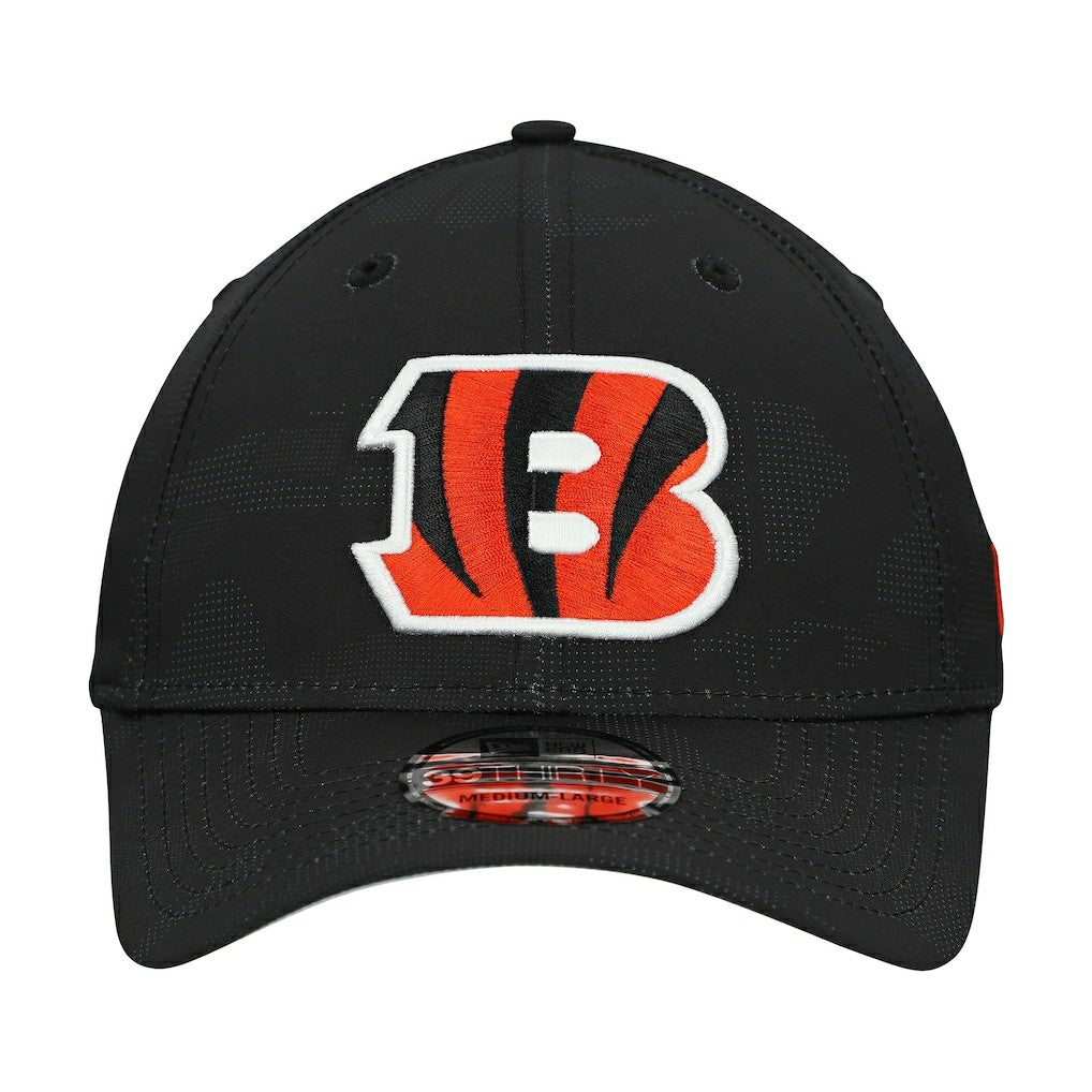 Cincinnati Bengals New Era Tonal Camo 39THIRTY Stretch Fit Hat Black