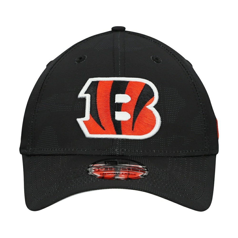 Cincinnati Bengals New Era Tonal Camo 39THIRTY Stretch Fit Hat Black