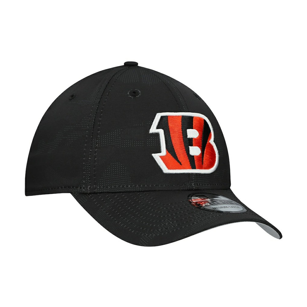 Cincinnati Bengals New Era Tonal Camo 39THIRTY Stretch Fit Hat Black