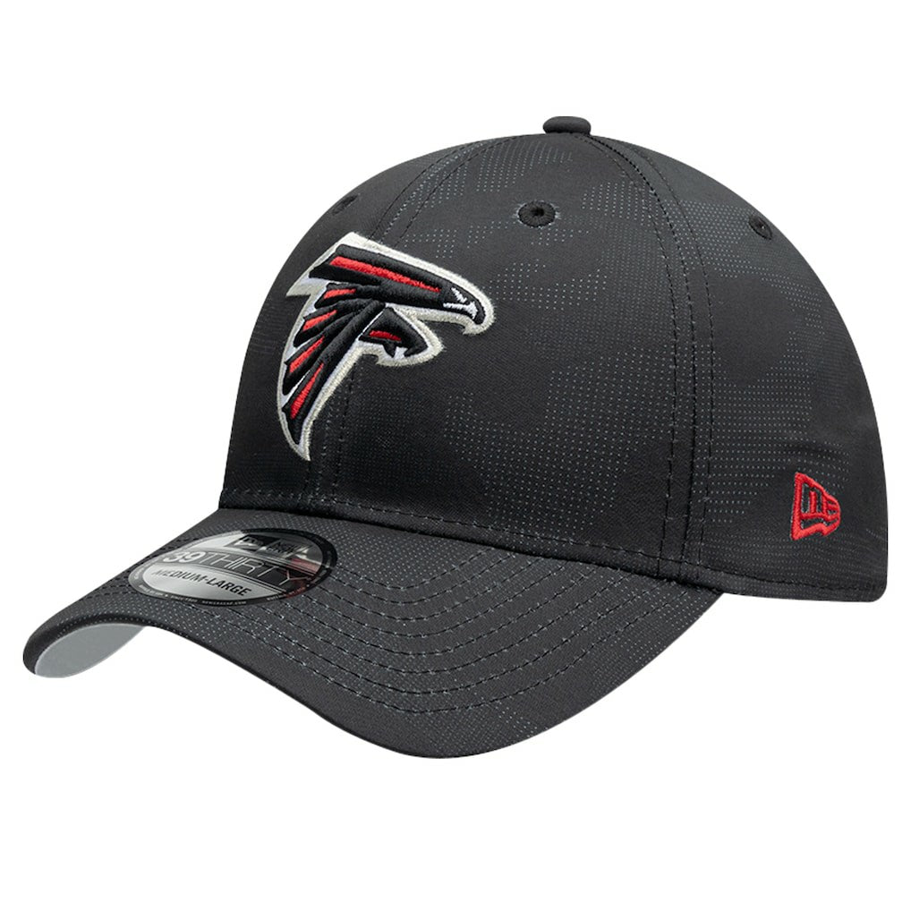 Atlanta Falcons New Era Tonal Camo 39THIRTY Stretch Fit Hat Black