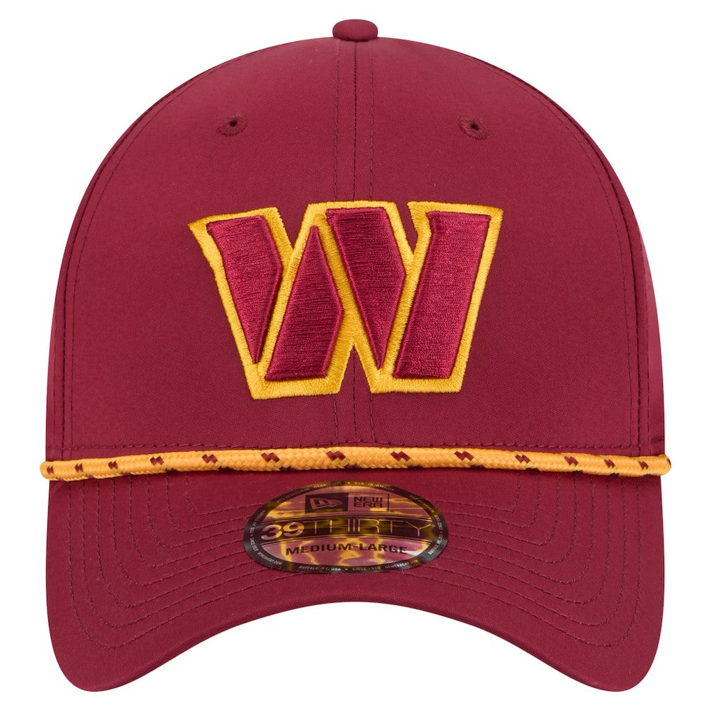 Washington Commanders New Era Perforated 39THIRTY Flex Hat Burgundy
