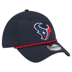 Houston Texans New Era Perforated 39THIRTY Flex Hat Navy