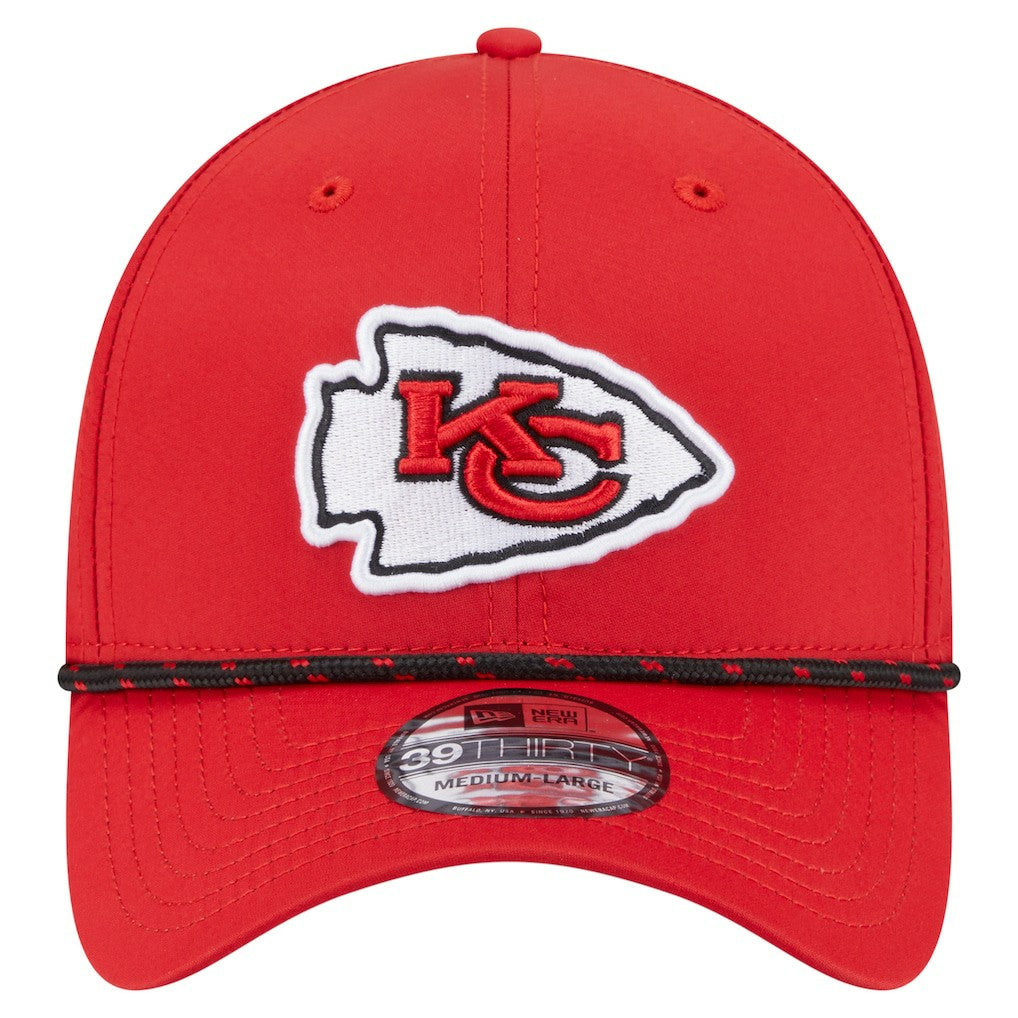 Kansas City Chiefs New Era Perforated 39THIRTY Flex Hat Red