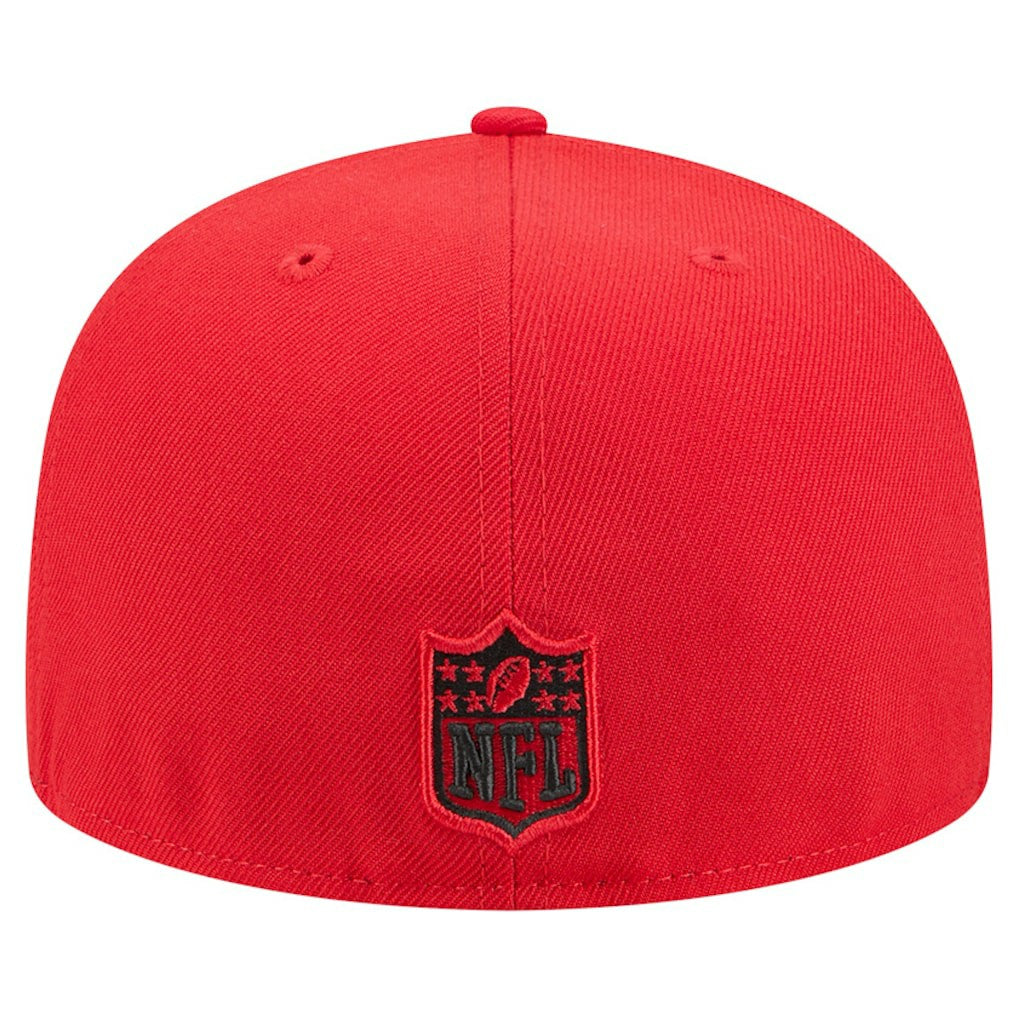 Kansas City Chiefs New Era Tri-Hit 59FIFTY Fitted Hat Red