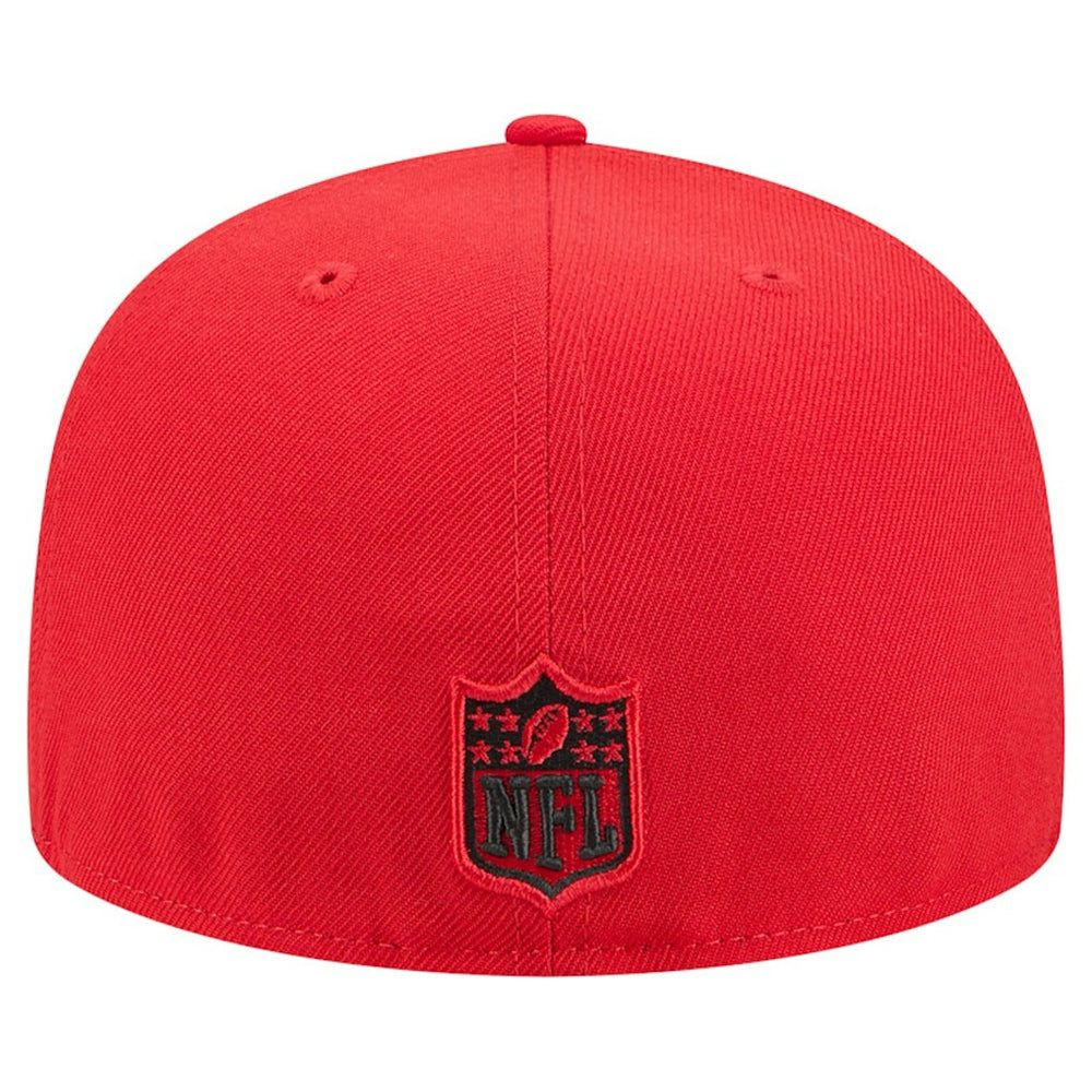 Kansas City Chiefs New Era Tri-Hit 59FIFTY Fitted Hat Red