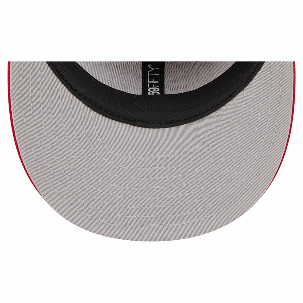 San Francisco 49ers New Era Tri-Hit 59FIFTY Fitted Hat Scarlet