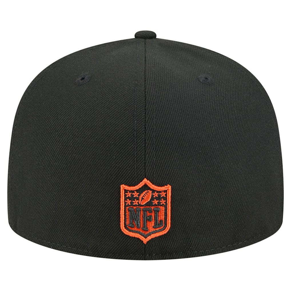 Cincinnati Bengals New Era Tri-Hit 59FIFTY Fitted Hat Black