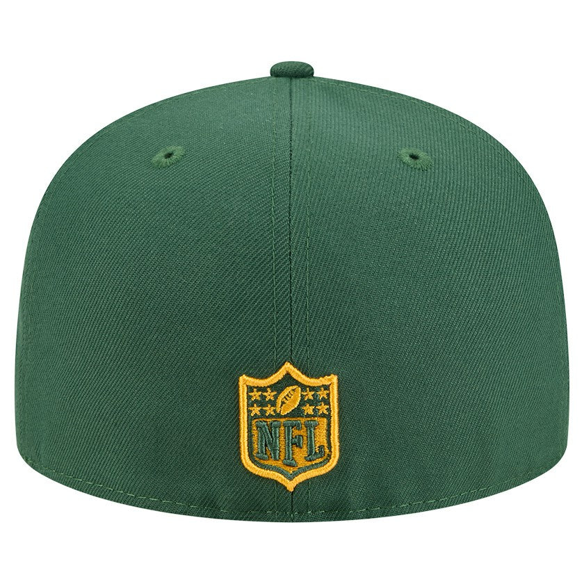 Green Bay Packers New Era Tri-Hit 59FIFTY Fitted Hat Green
