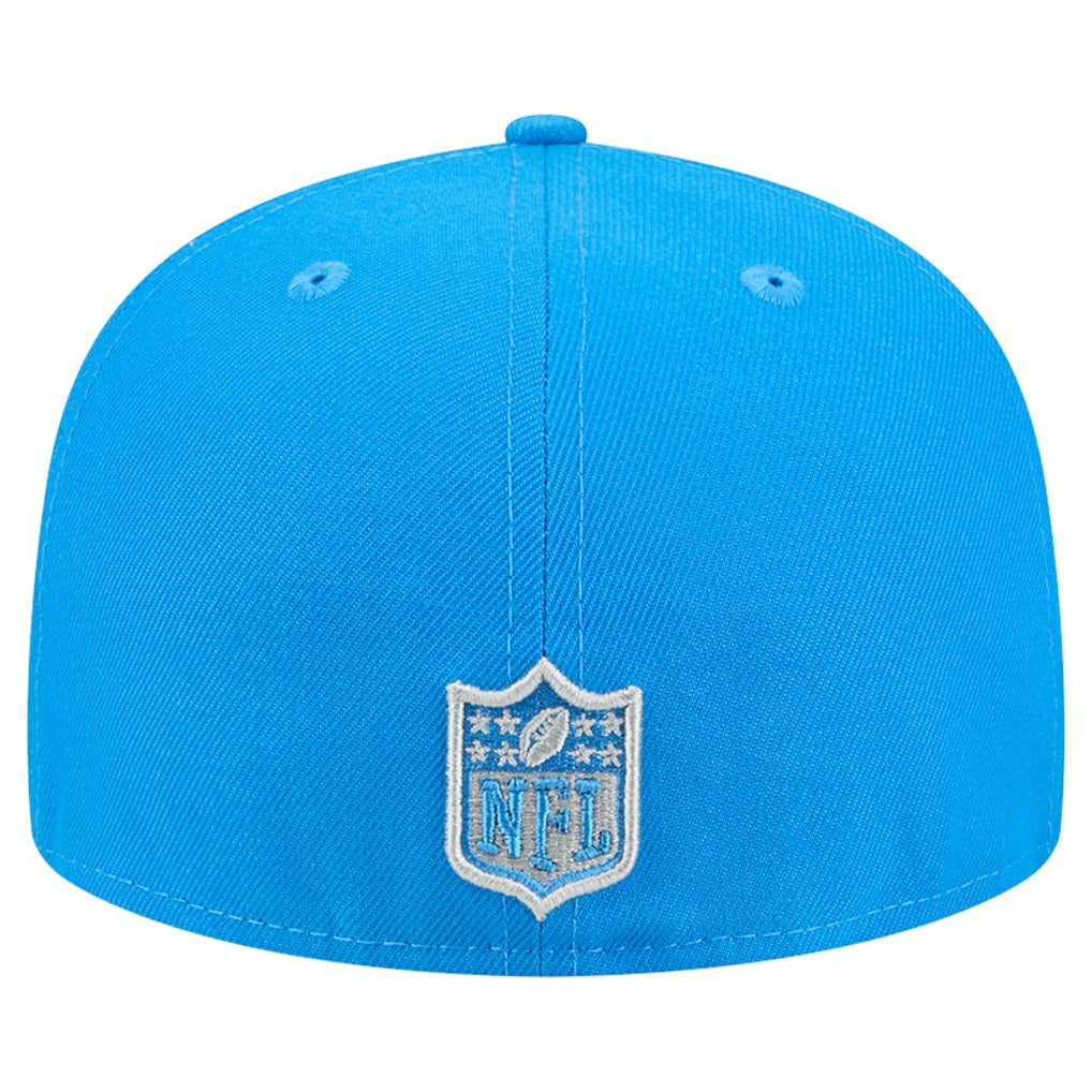 Detroit Lions New Era Tri-Hit 59FIFTY Fitted Hat Blue