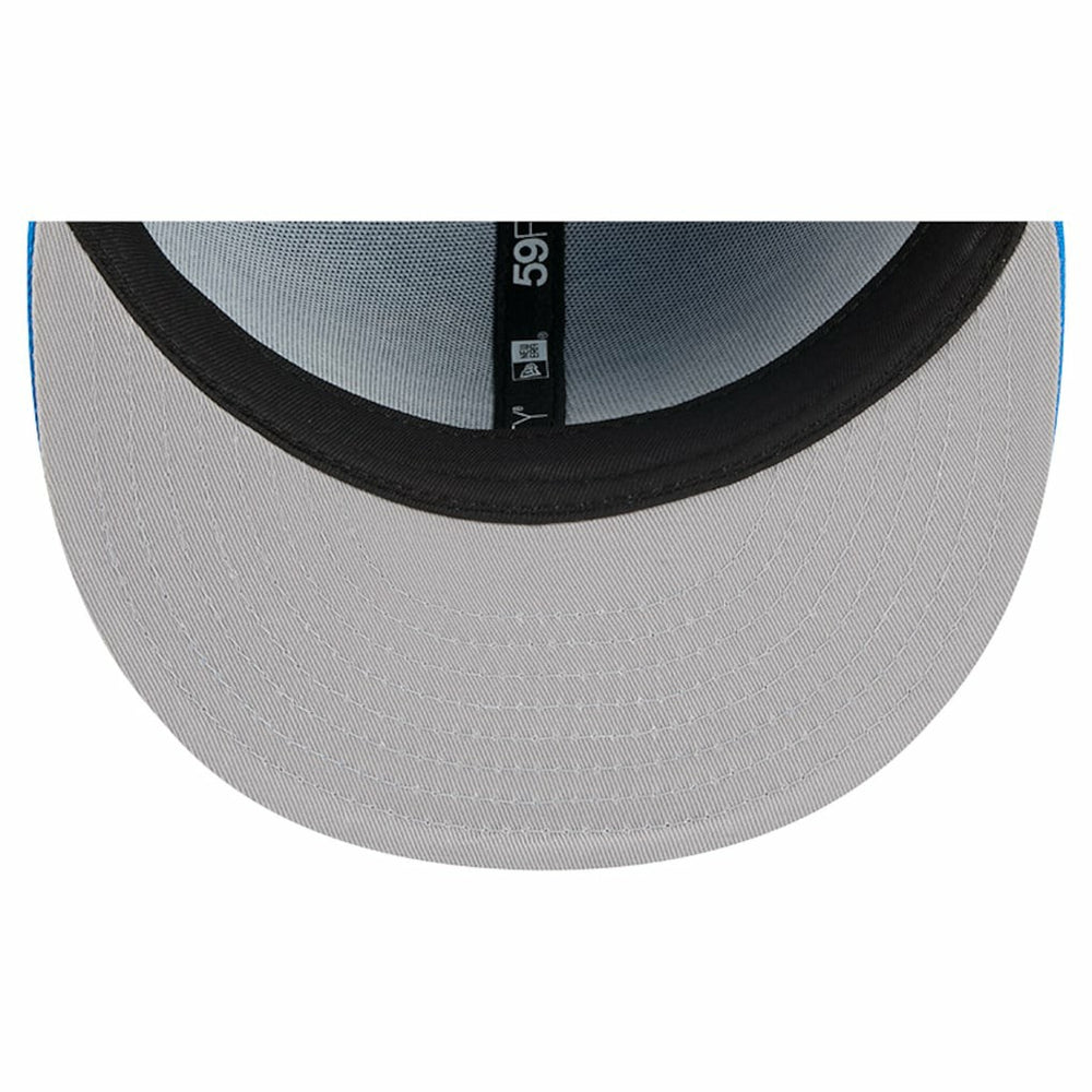Detroit Lions New Era Tri-Hit 59FIFTY Fitted Hat Blue