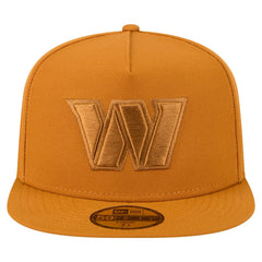 Washington Commanders New Era Color Pack A-Frame 59FIFTY Fitted Hat Brown