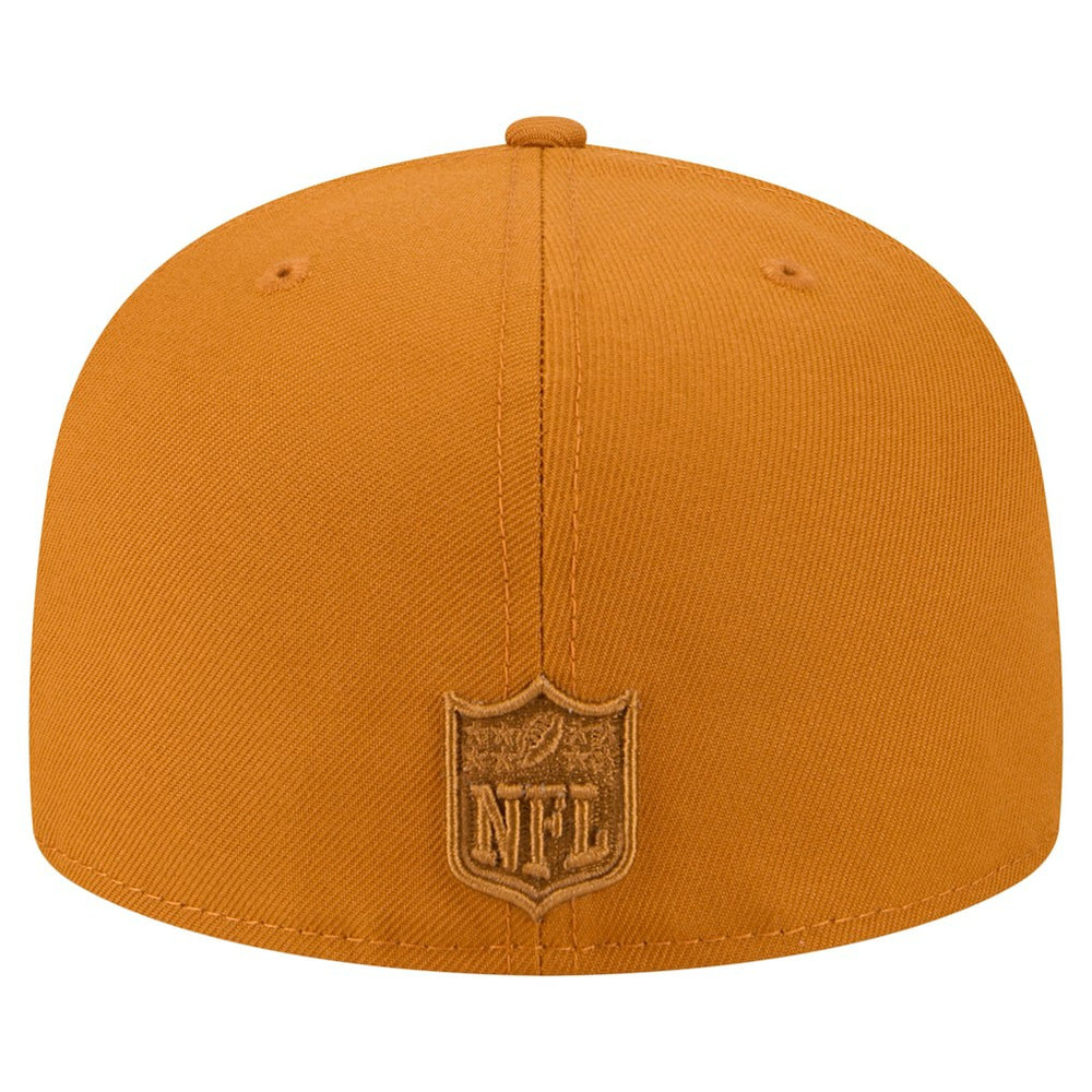 Washington Commanders New Era Color Pack A-Frame 59FIFTY Fitted Hat Brown