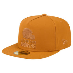 Cleveland Browns New Era Color Pack A-Frame 59FIFTY Fitted Hat Brown