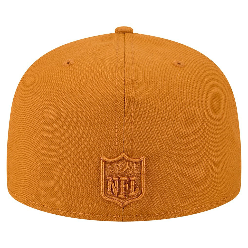 Minnesota Vikings New Era Color Pack A-Frame 59FIFTY Fitted Hat Brown