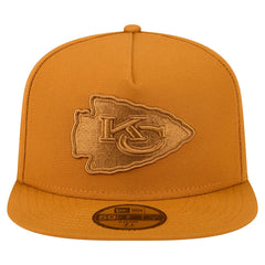 Kansas City Chiefs New Era Color Pack A-Frame 59FIFTY Fitted Hat Brown