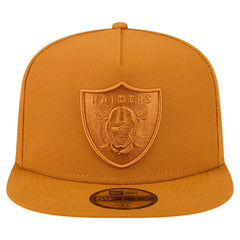Las Vegas Raiders New Era Color Pack A-Frame 59FIFTY Fitted Hat Brown