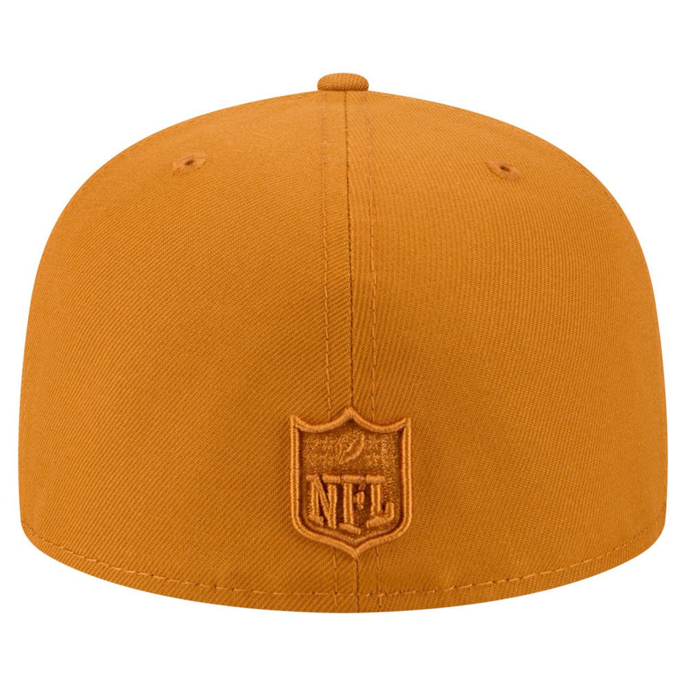 Green Bay Packers New Era Color Pack A-Frame 59FIFTY Fitted Hat Brown