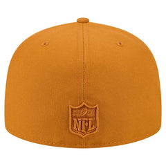 Los Angeles Chargers New Era Color Pack A-Frame 59FIFTY Fitted Hat Brown