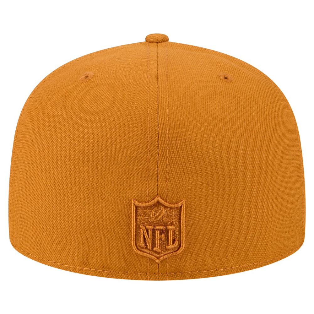 Houston Texans New Era Color Pack A-Frame 59FIFTY Fitted Hat Brown
