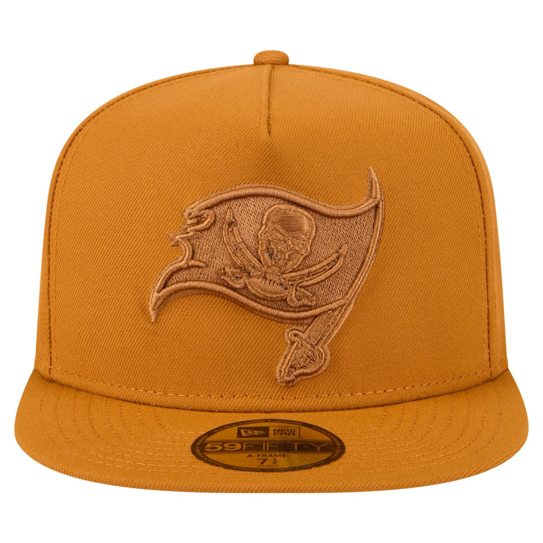 Tampa Bay Buccaneers New Era Color Pack A-Frame 59FIFTY Fitted Hat Brown