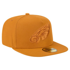 Philadelphia Eagles New Era Color Pack A-Frame 59FIFTY Fitted Hat Brown