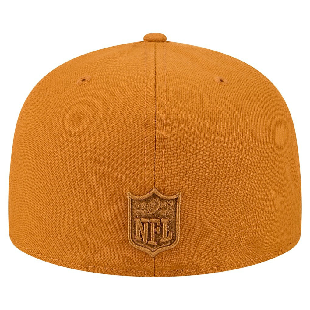 Pittsburgh Steelers New Era Color Pack A-Frame 59FIFTY Fitted Hat Brown
