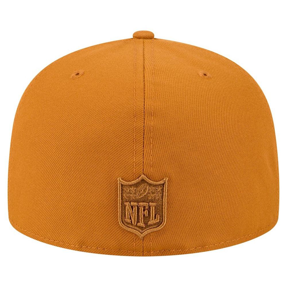 Pittsburgh Steelers New Era Color Pack A-Frame 59FIFTY Fitted Hat Brown