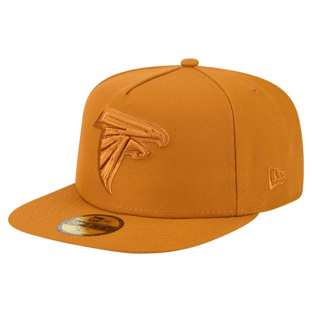 Atlanta Falcons New Era Color Pack A-Frame 59FIFTY Fitted Hat Brown