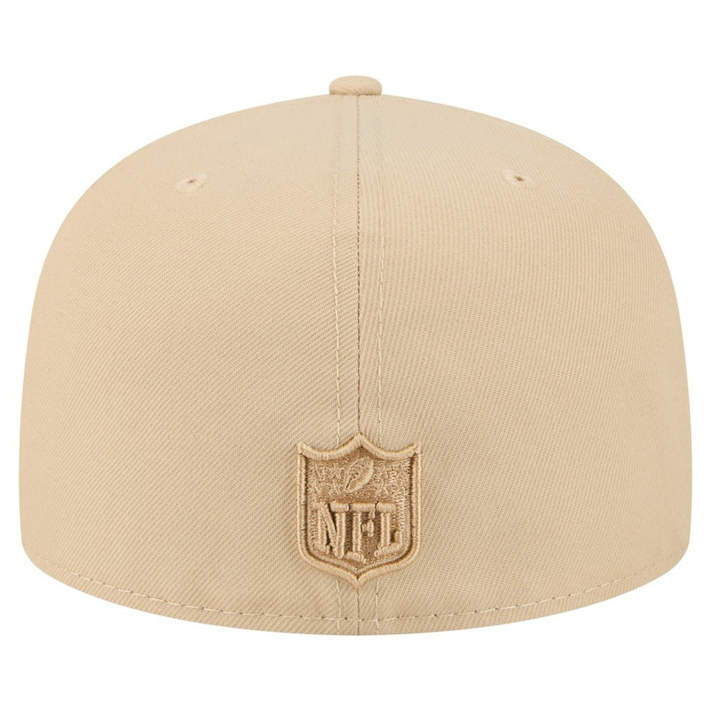 Washington Commanders New Era Color Pack A-Frame 59FIFTY Fitted Hat Light Beige