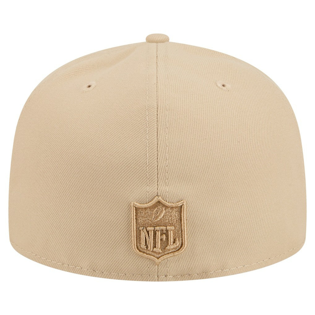 Kansas City Chiefs New Era Color Pack A-Frame 59FIFTY Fitted Hat Light Beige