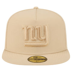 New York Giants New Era Color Pack A-Frame 59FIFTY Fitted Hat Light Beige