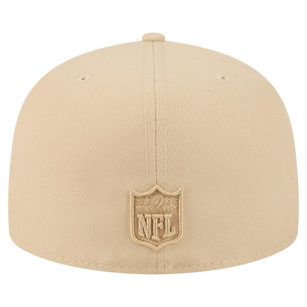 New York Giants New Era Color Pack A-Frame 59FIFTY Fitted Hat Light Beige