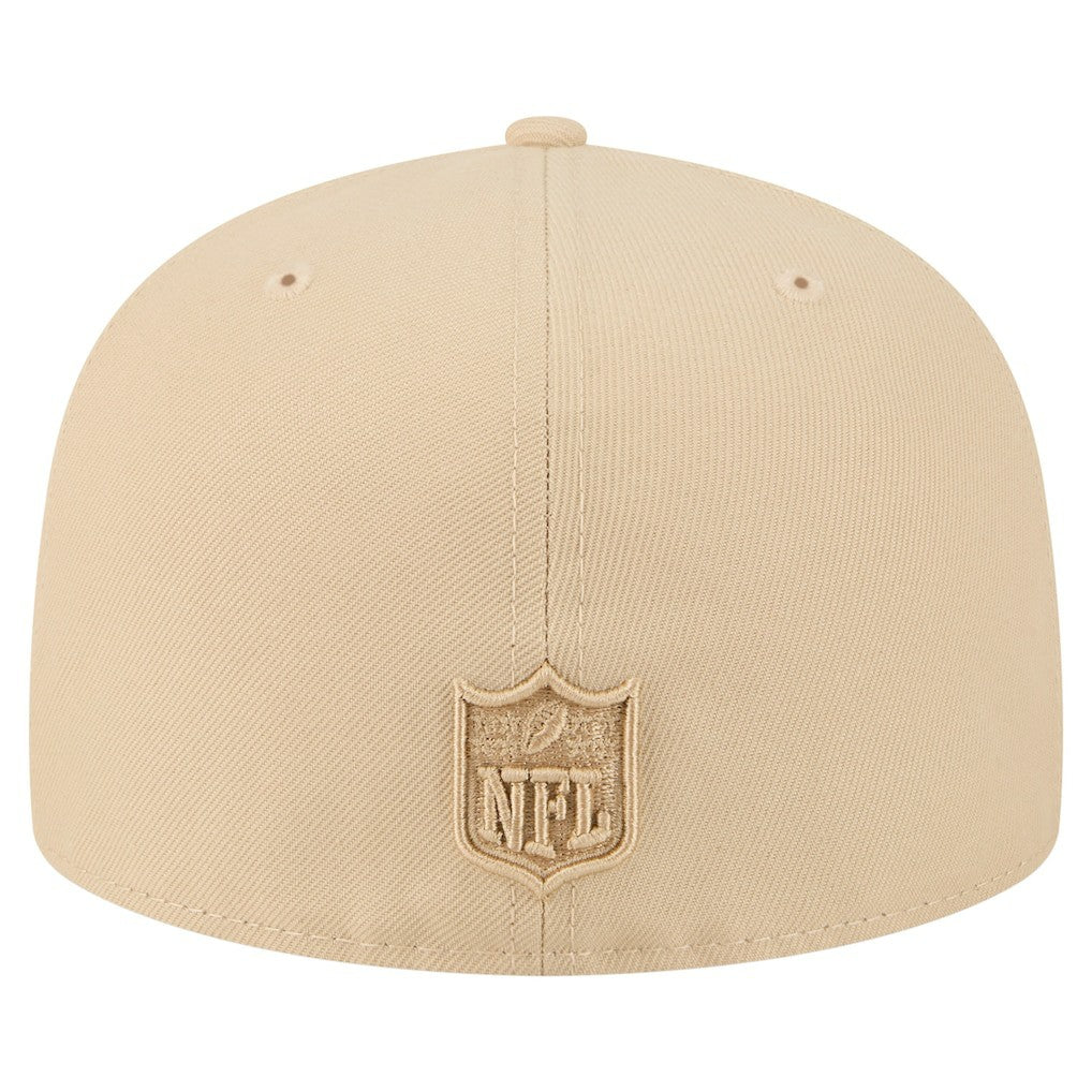 Pittsburgh Steelers New Era Color Pack A-Frame 59FIFTY Fitted Hat Beige